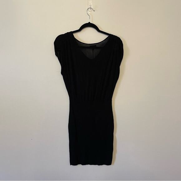 Express S little black dress mini classic fitted professional solid elegant - Picture 5 of 8